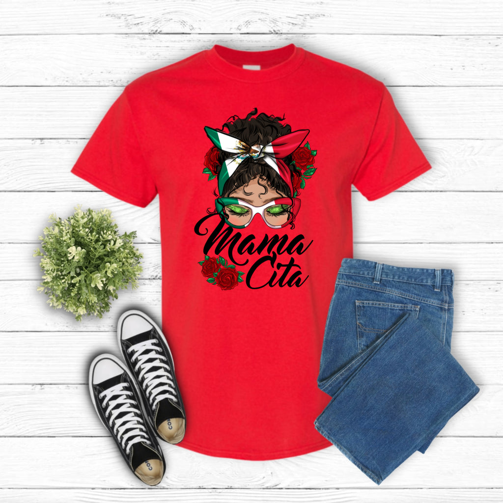 Mexican Mamacita Messy Bun – Hispanic Heritage DTF Transfer