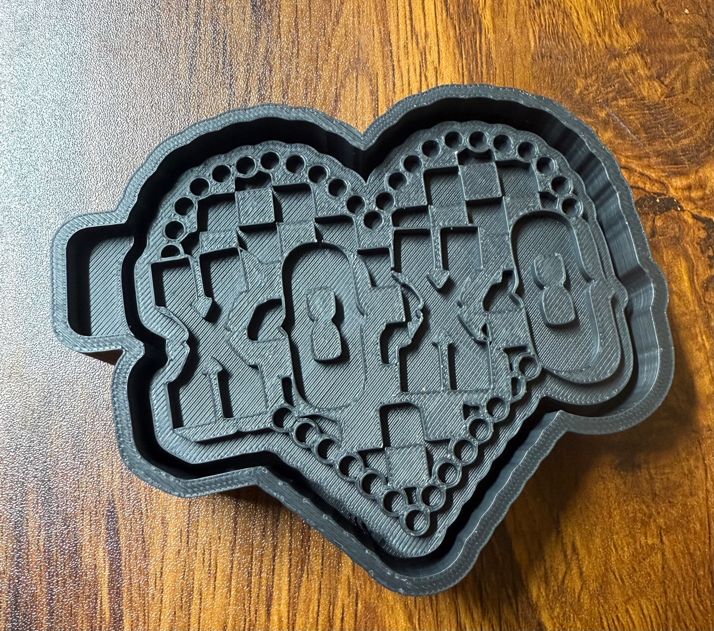 Valentines XOXO Heart Mold