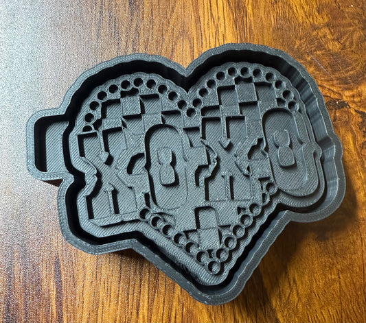 Valentines XOXO Heart Mold