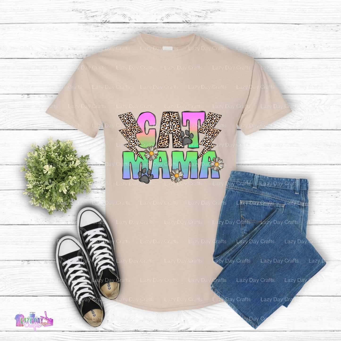 Cat Mama – Cat Lover DTF Transfer