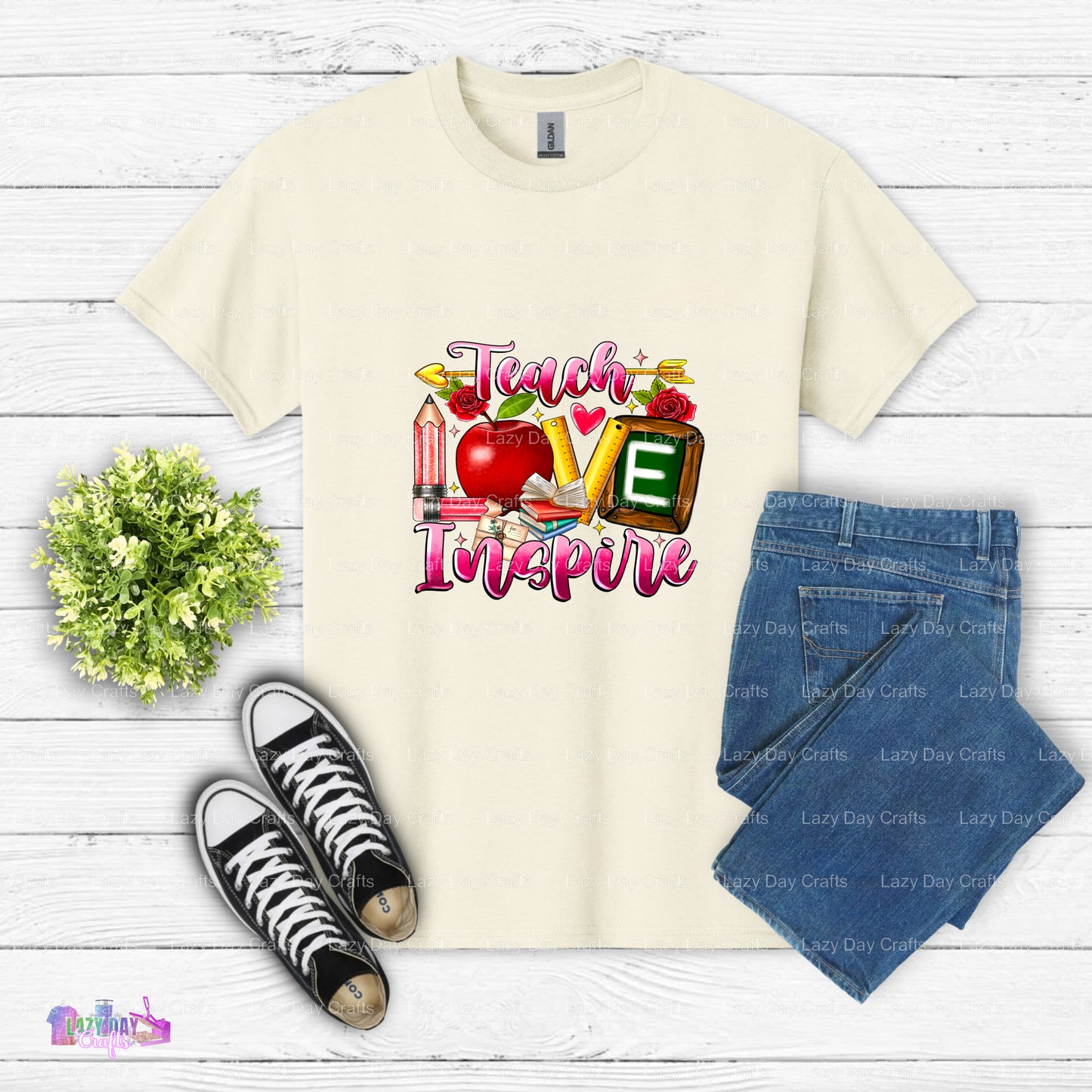 Teach Love Inspire – Teacher DTF Transfer