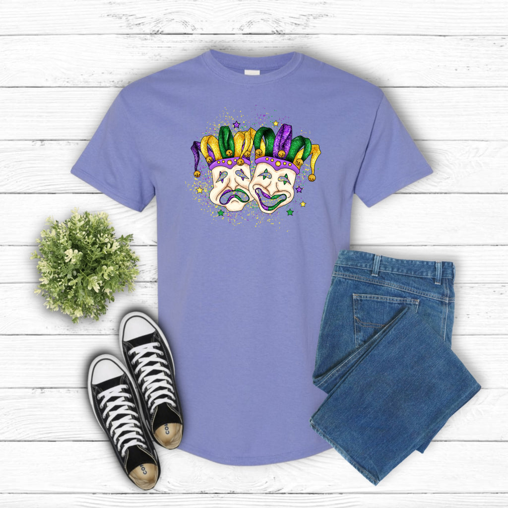 Let the Good Times Roll Mardi Gras Mask – DTF Transfer
