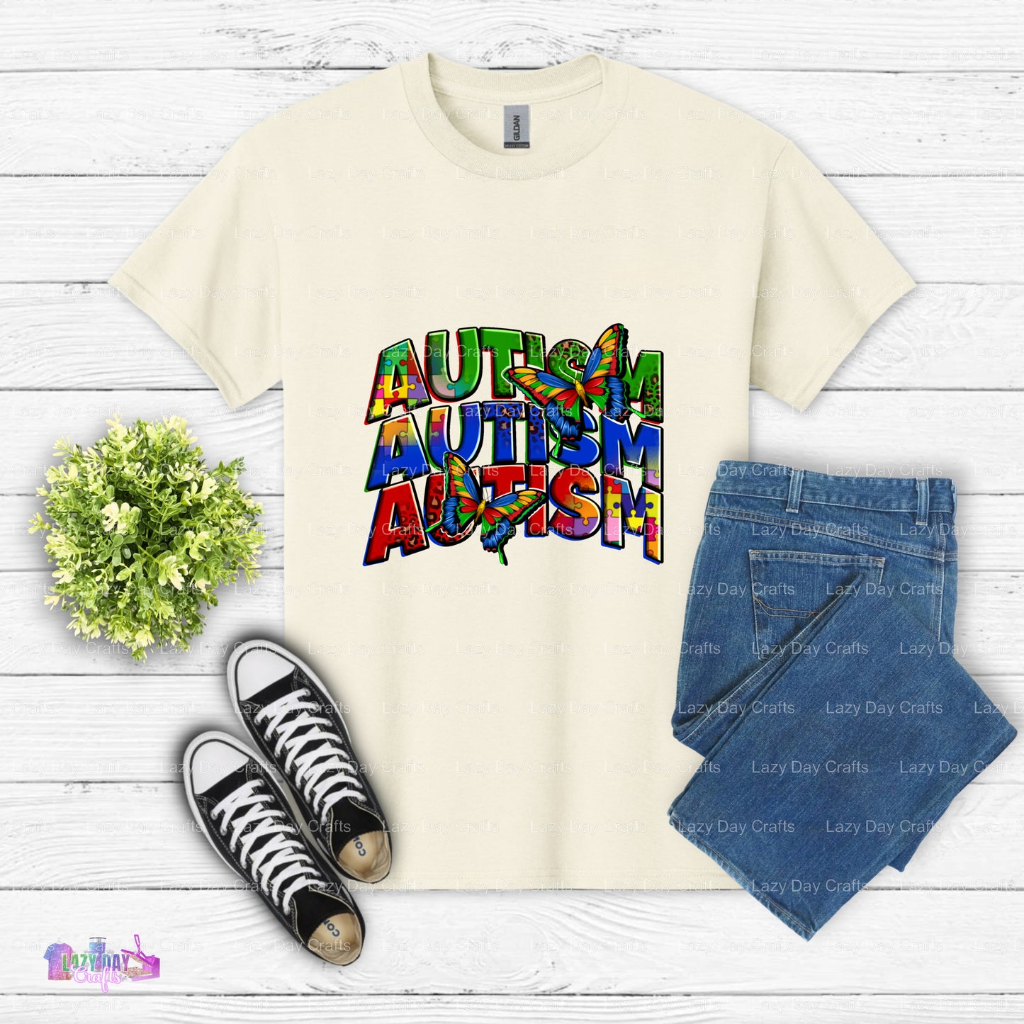 Autism – Autism Puzzle Heart DTF Transfer