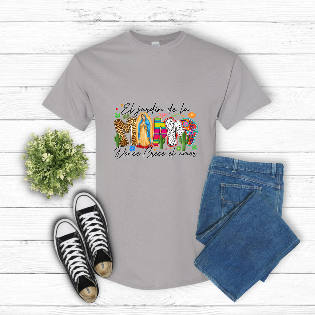El Jardin De La Madre Donde Crece El Amor – Hispanic Heritage Floral DTF Transfer