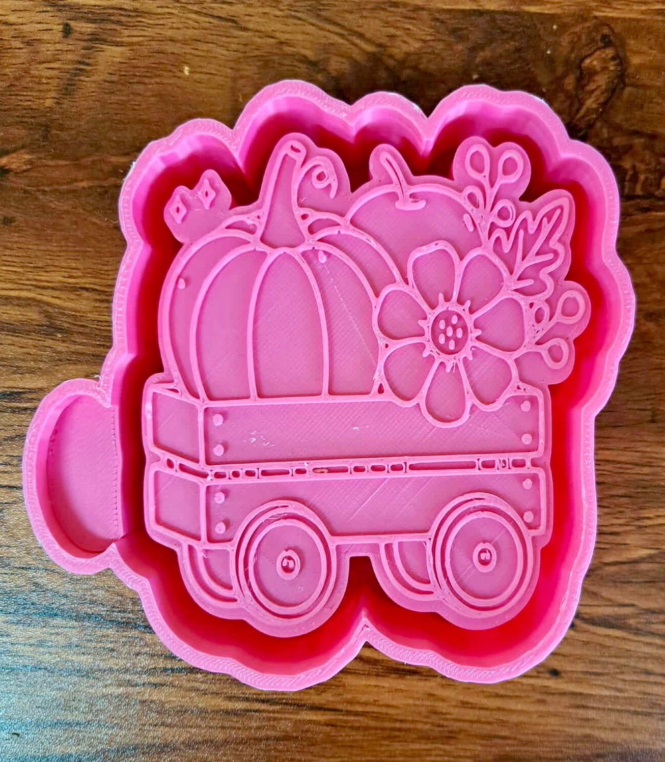 Fall Pumpkin Wagon Mold