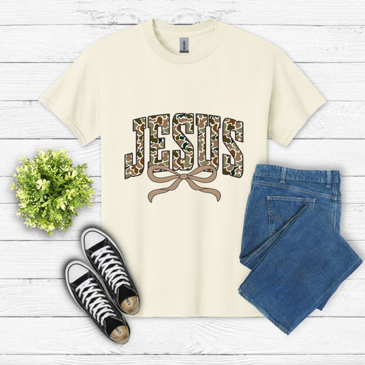 Camouflage Jesus– Christian DTF Transfer