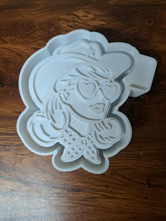 Cowgirl Heart Glasses Mold