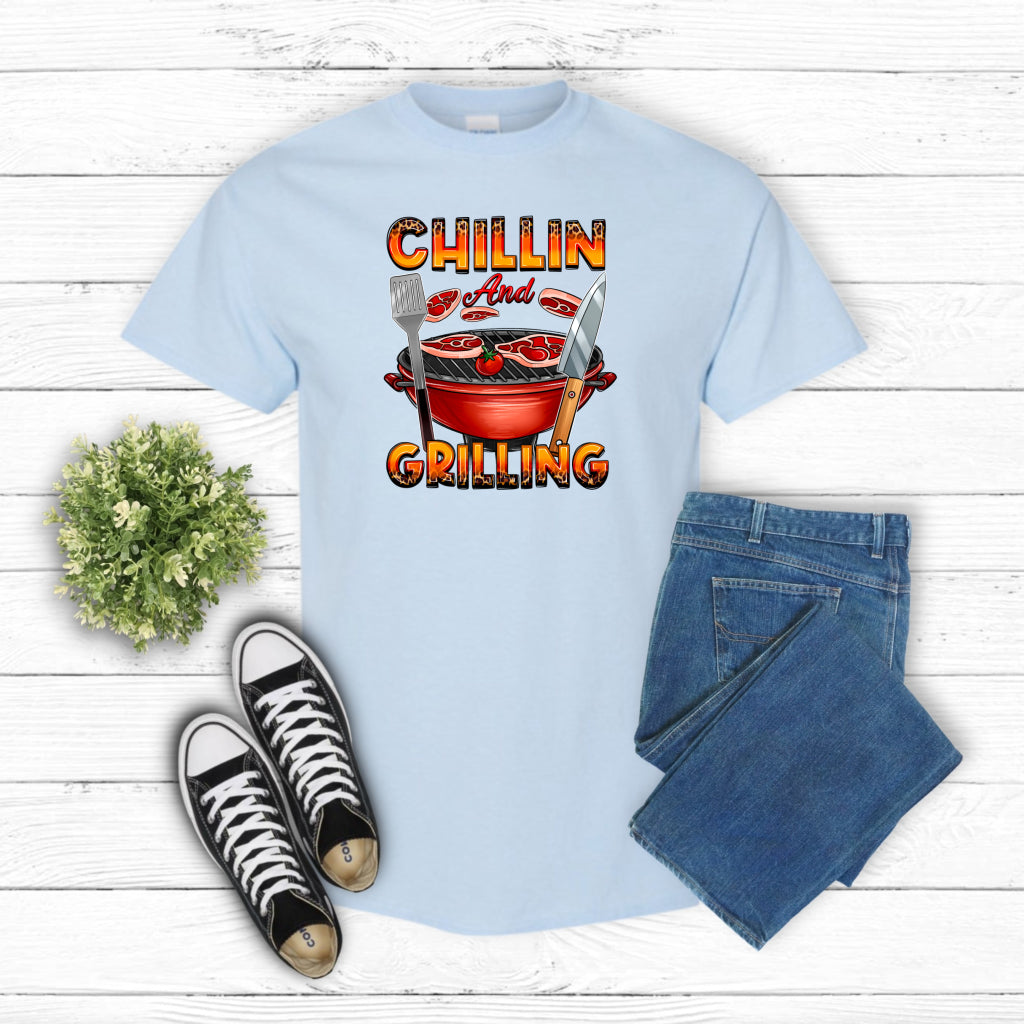 CHILLIN' AND GRILLIN' – Father's Day DTF Transfer