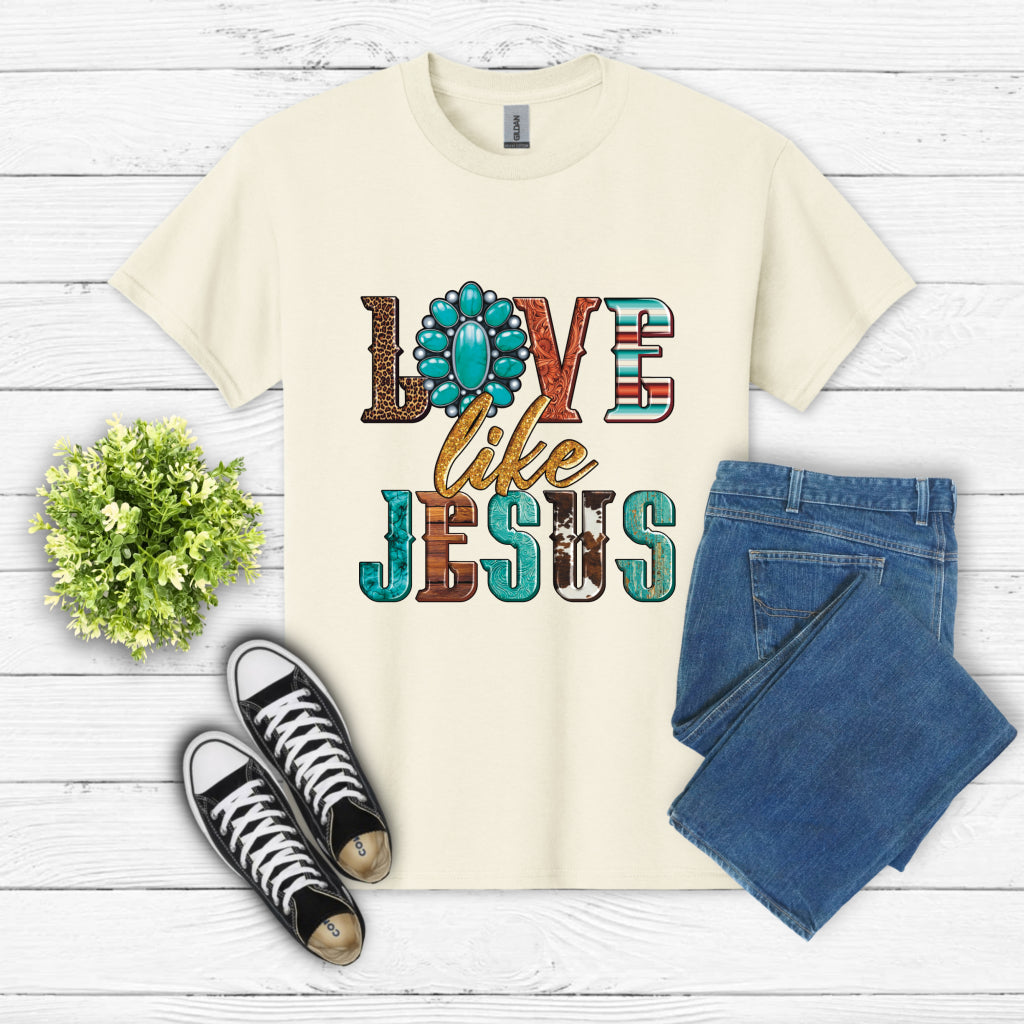 Love Like Jesus – Christian DTF Transfer
