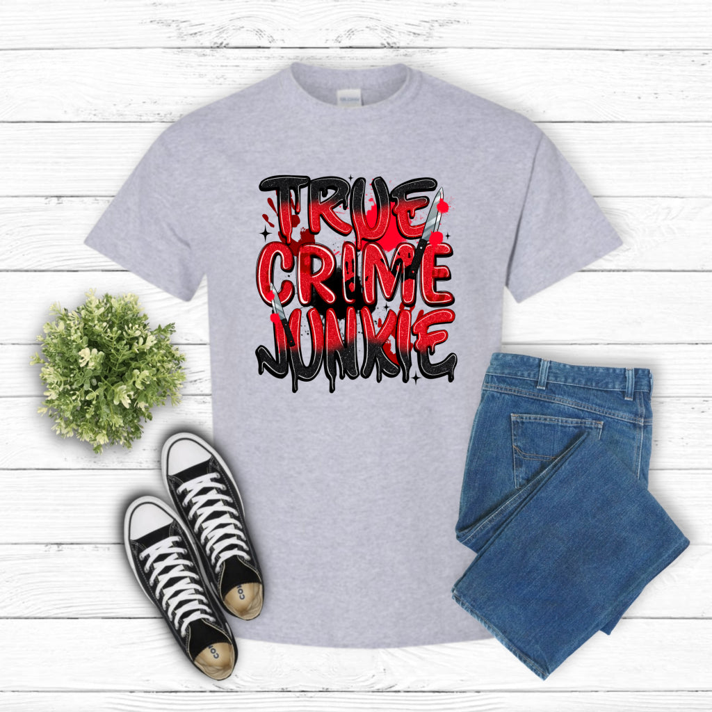 True Crime Junkie – Halloween DTF Transfer
