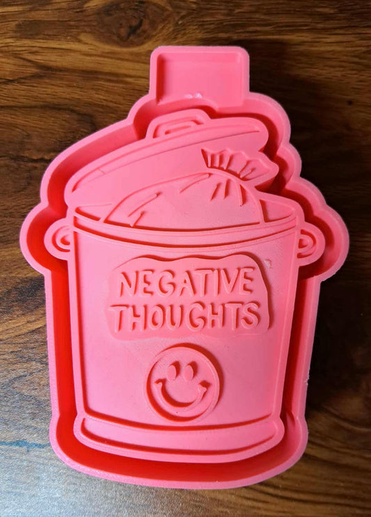 Negative Thoughts Trash Can Mold