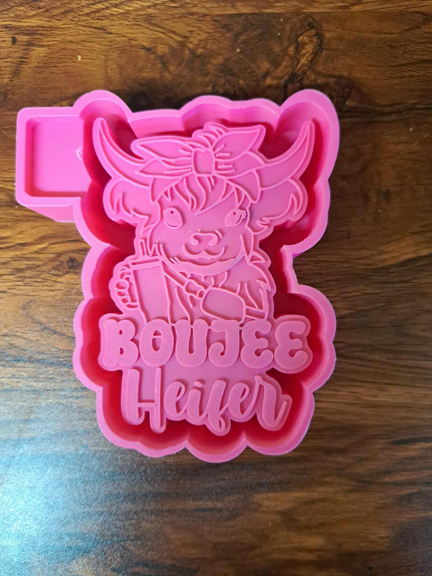Boujee Heifer Cow Mold