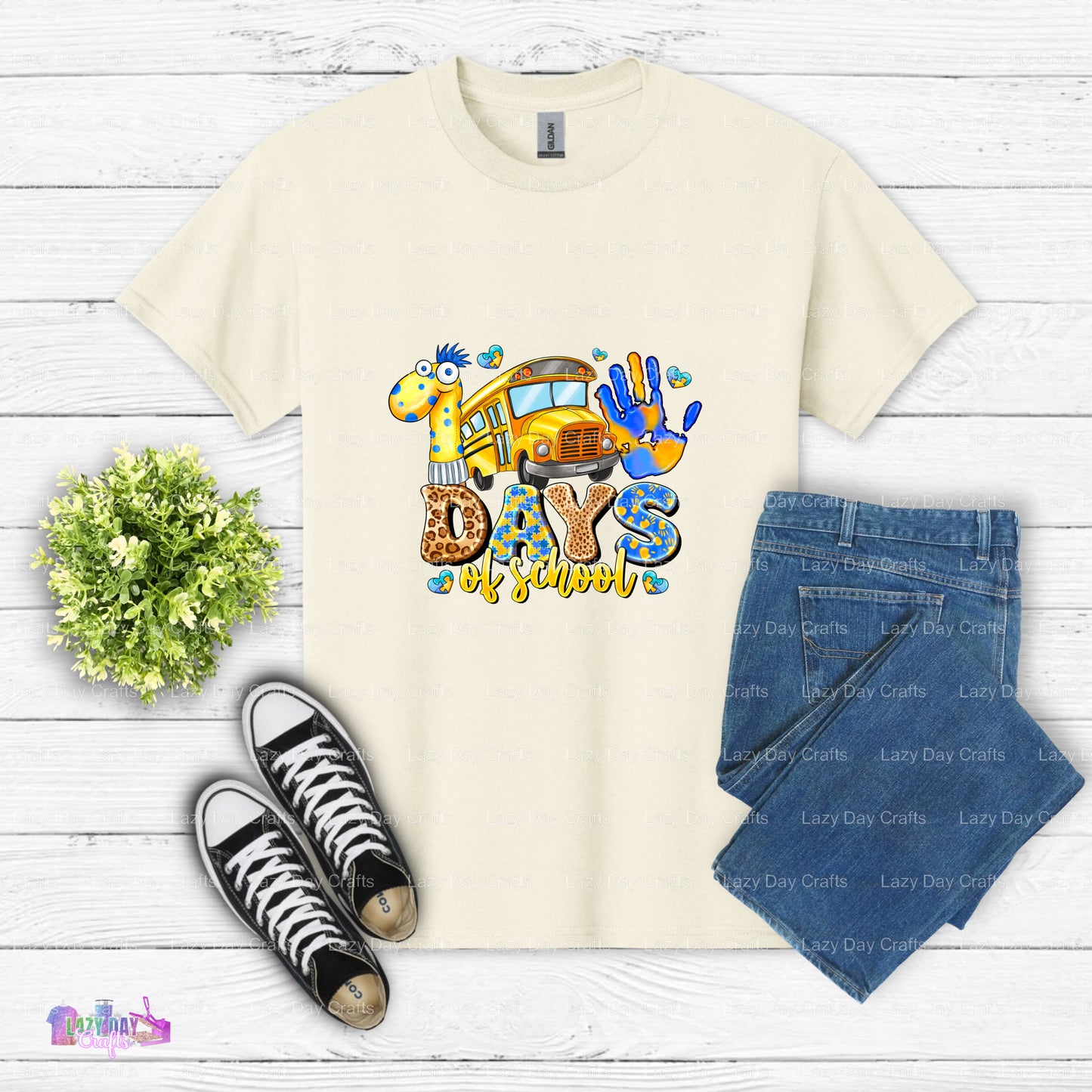 100 DAYS OF SCHOOL DOWN SYNDROME AWARENESS – DTF Transfer
