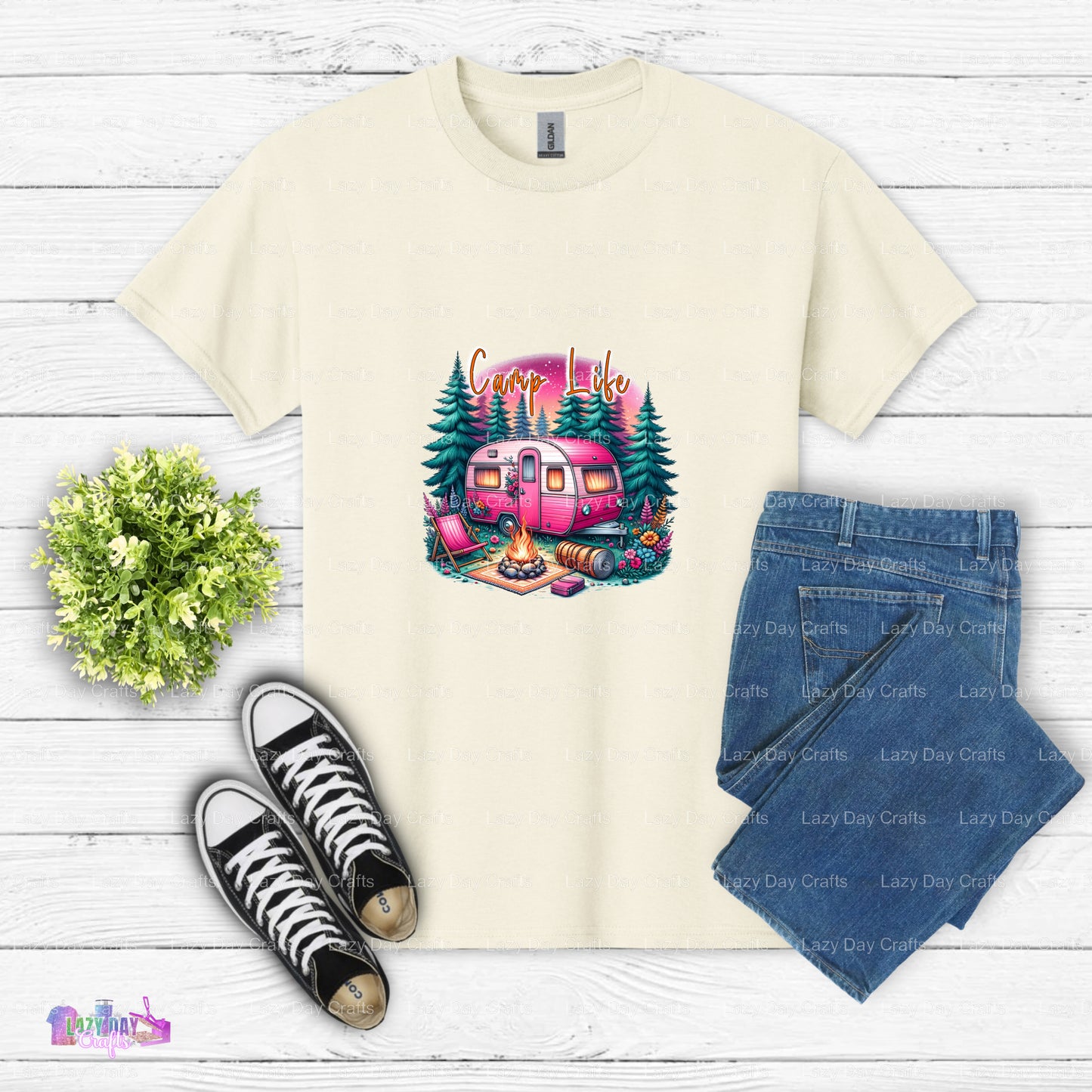 CAMP LIFE – Camping DTF Transfer