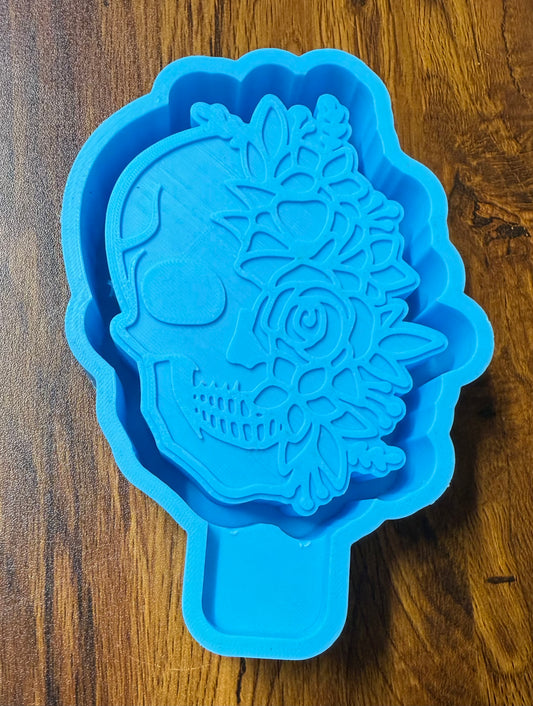 Flower Skull Mold