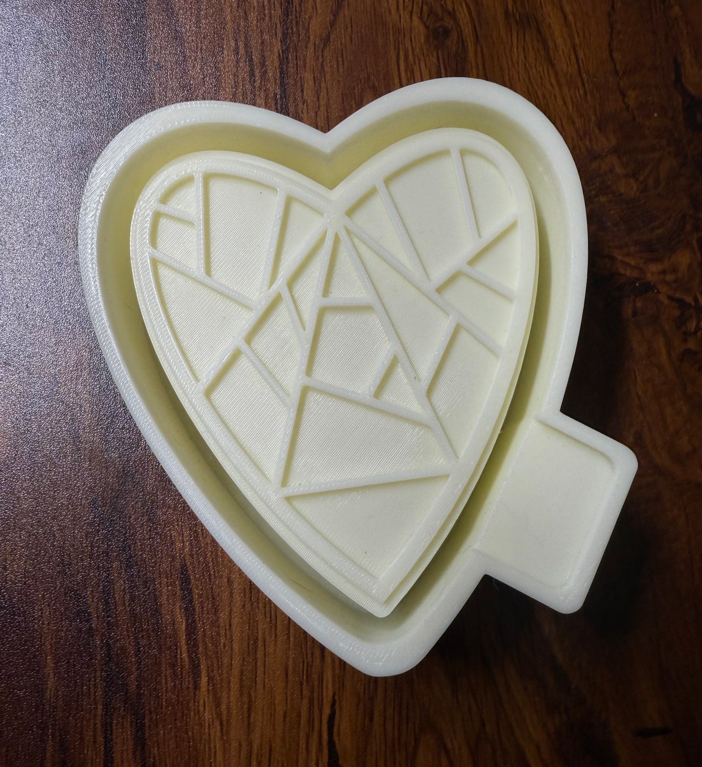 Valentines Stained Glass Heart Mold
