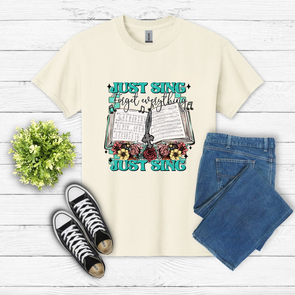 Just Sing – Christian DTF Transfer