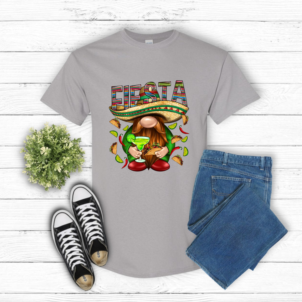 Fiesta Gnome with Tacos – Hispanic Heritage DTF Transfer
