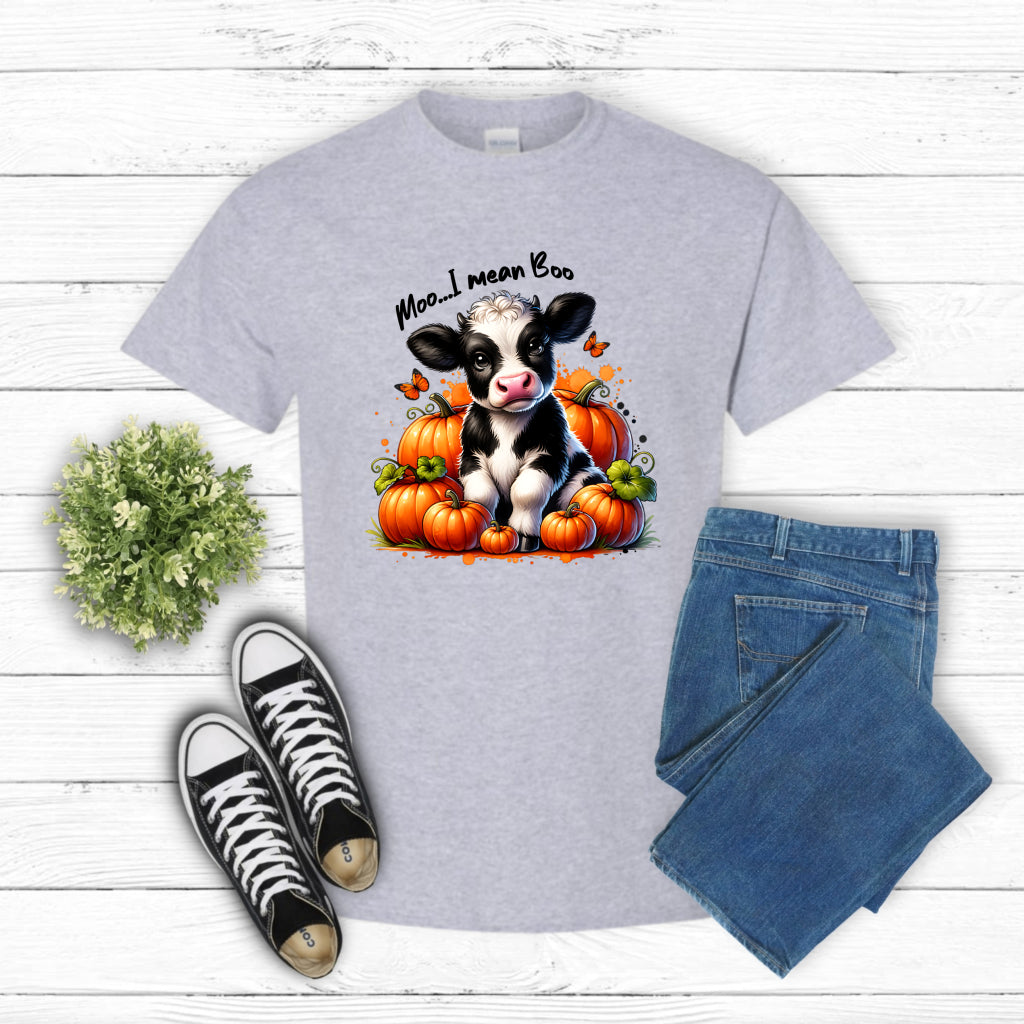 Moo I mean Boo – Halloween DTF Transfer