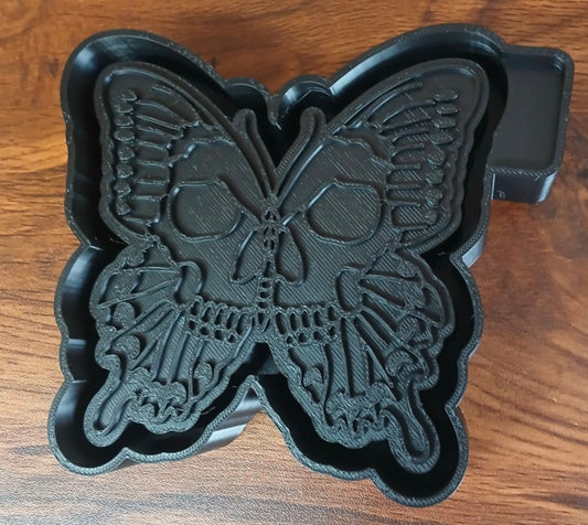 Butterfly Gothic Skull Mold
