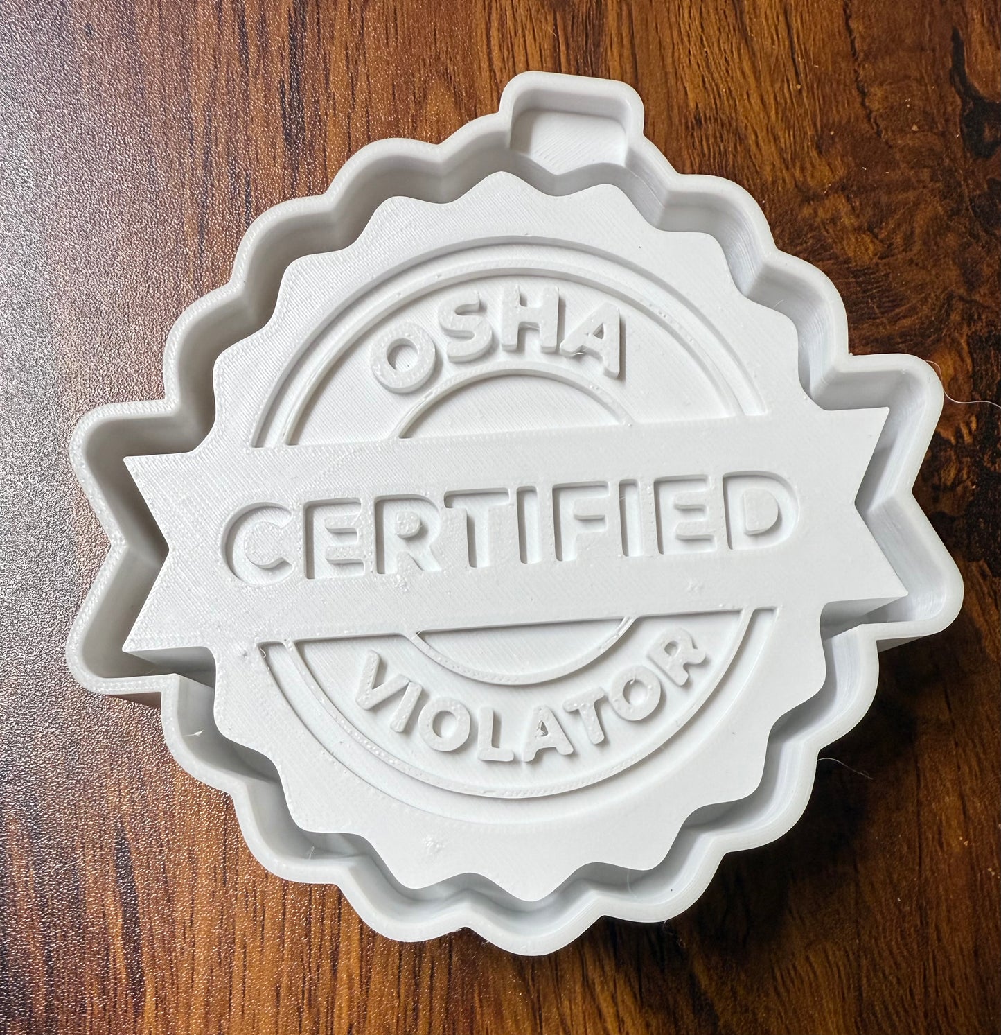OSHA Certified Violator Mold