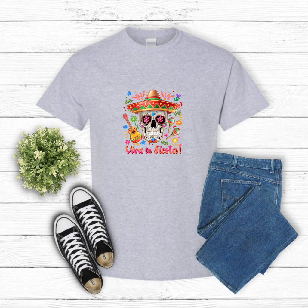 "VIVA LA FIESTA" Smiling Sun – Hispanic Heritage DTF Transfer