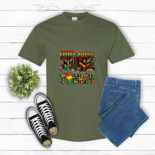 Little Miss Juneteenth – Juneteenth DTF Transfer