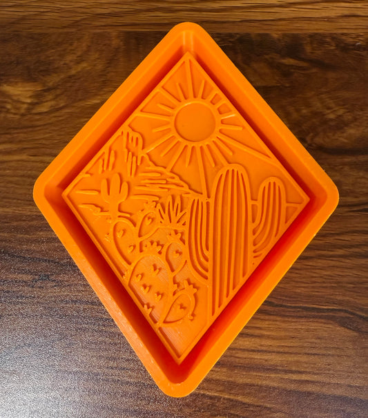 Cactus Western Diamond mold