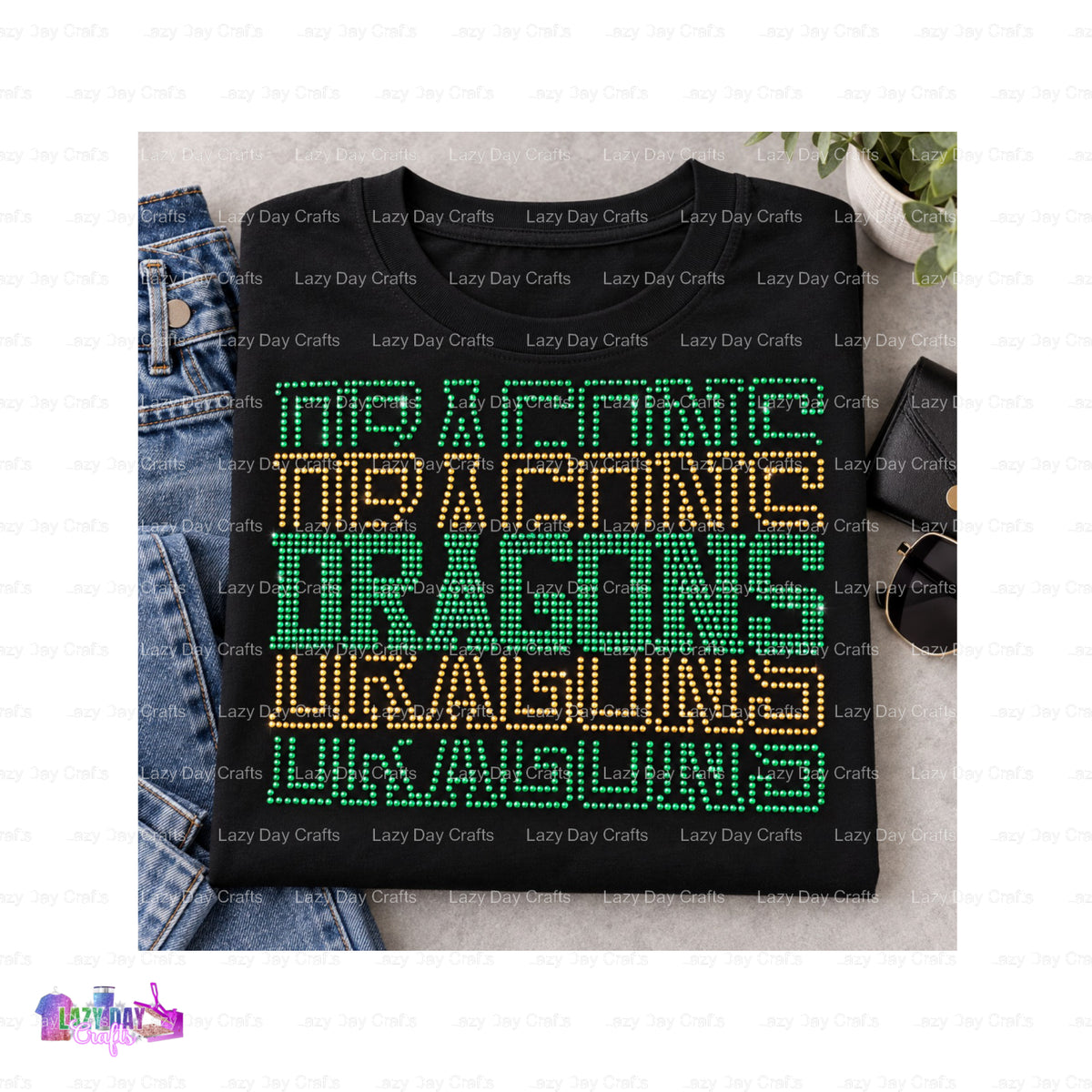 7 – Ready to Press Custom Apparel Spangle Transfer – by Lazy Day Crafts – Spangle Transfers – Spangle Transfers, Custom Ap...
