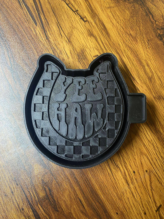 Yee Haw checkered Horseshoe Mold