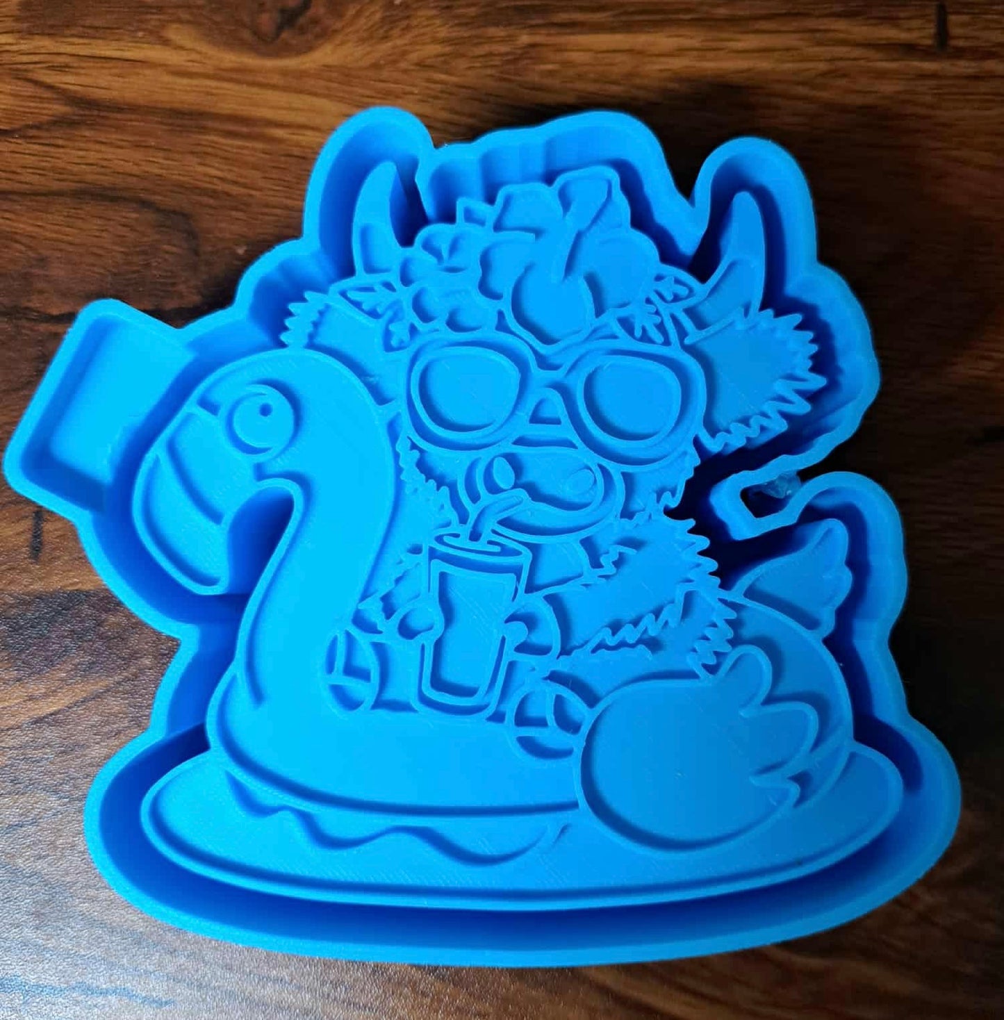 Cow on Flamingo Float Mold