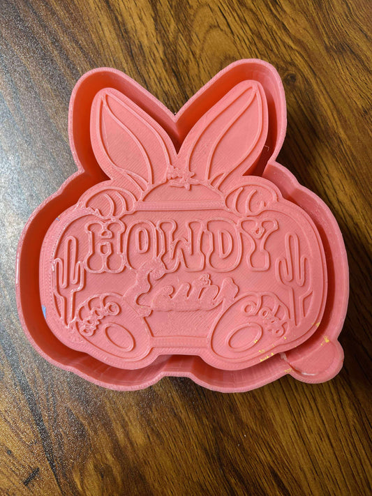 Easter Howdy Rabbit Mold