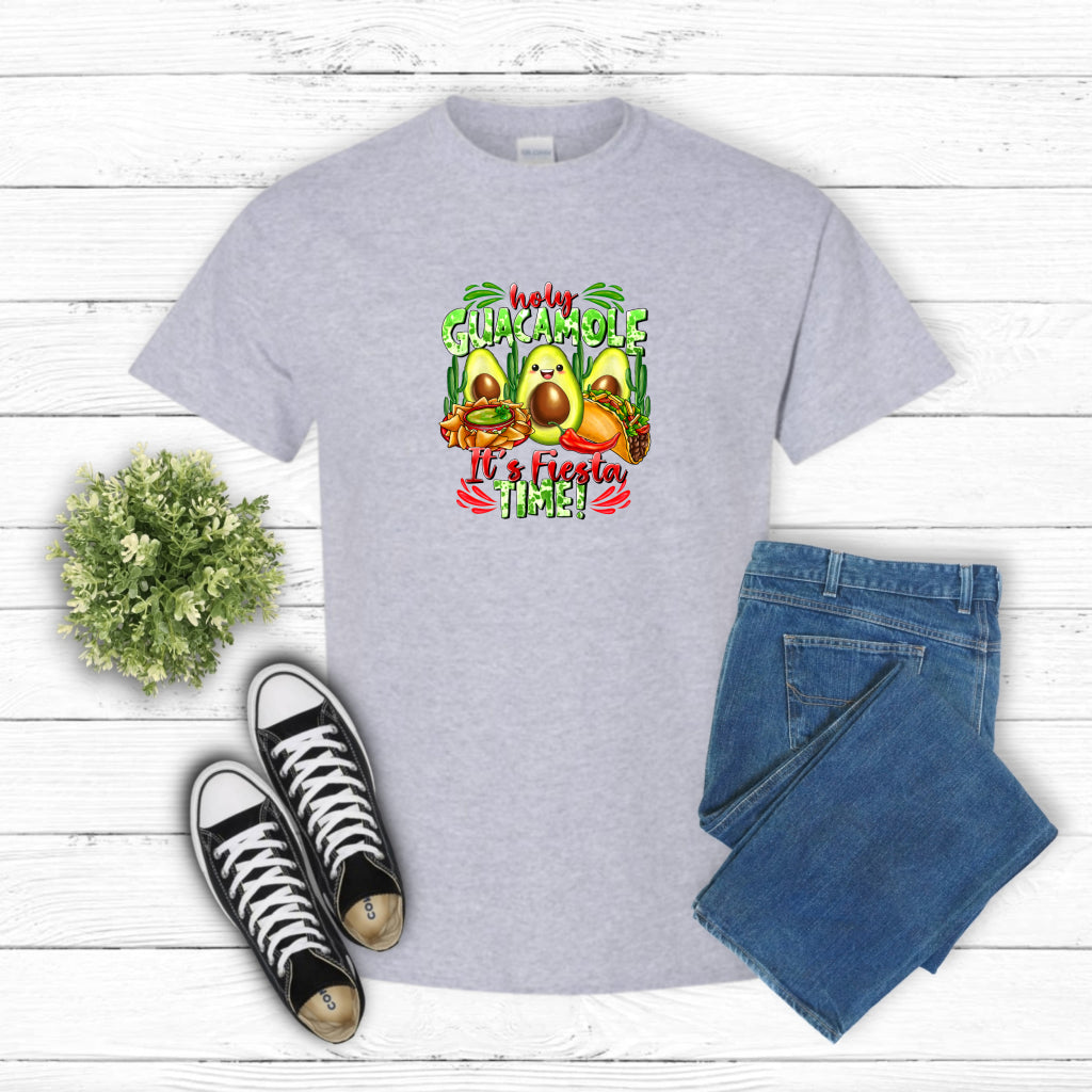 Holy Guacamole It's Fiesta Time – Cinco de Mayo DTF Transfer