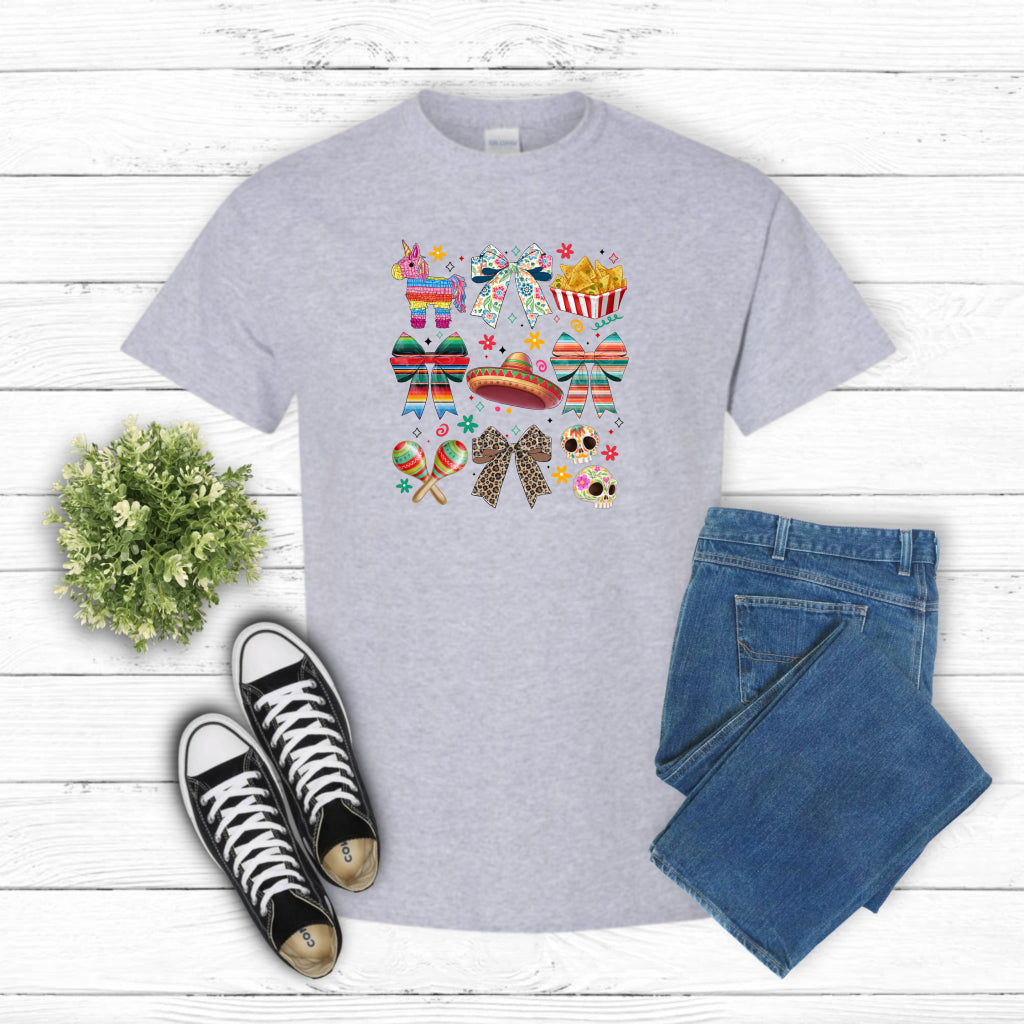 Festive Cinco de Mayo Bow – DTF Transfer