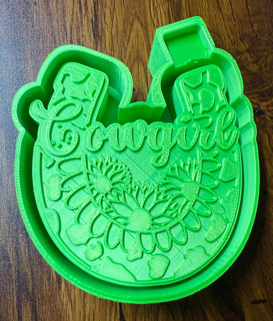 Cowgirl Horse Shoe Mold