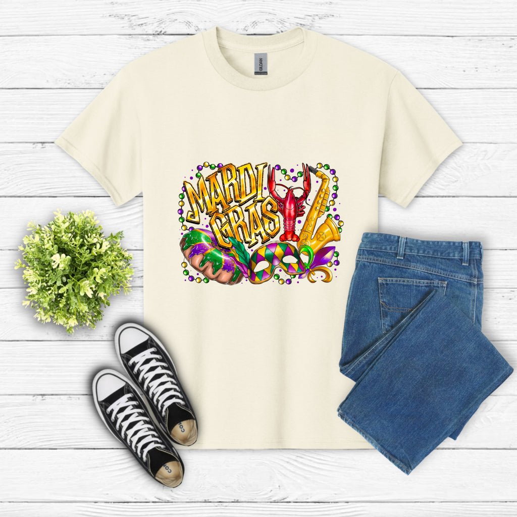 Mardi Gras King Cake – Mardi Gras DTF Transfer