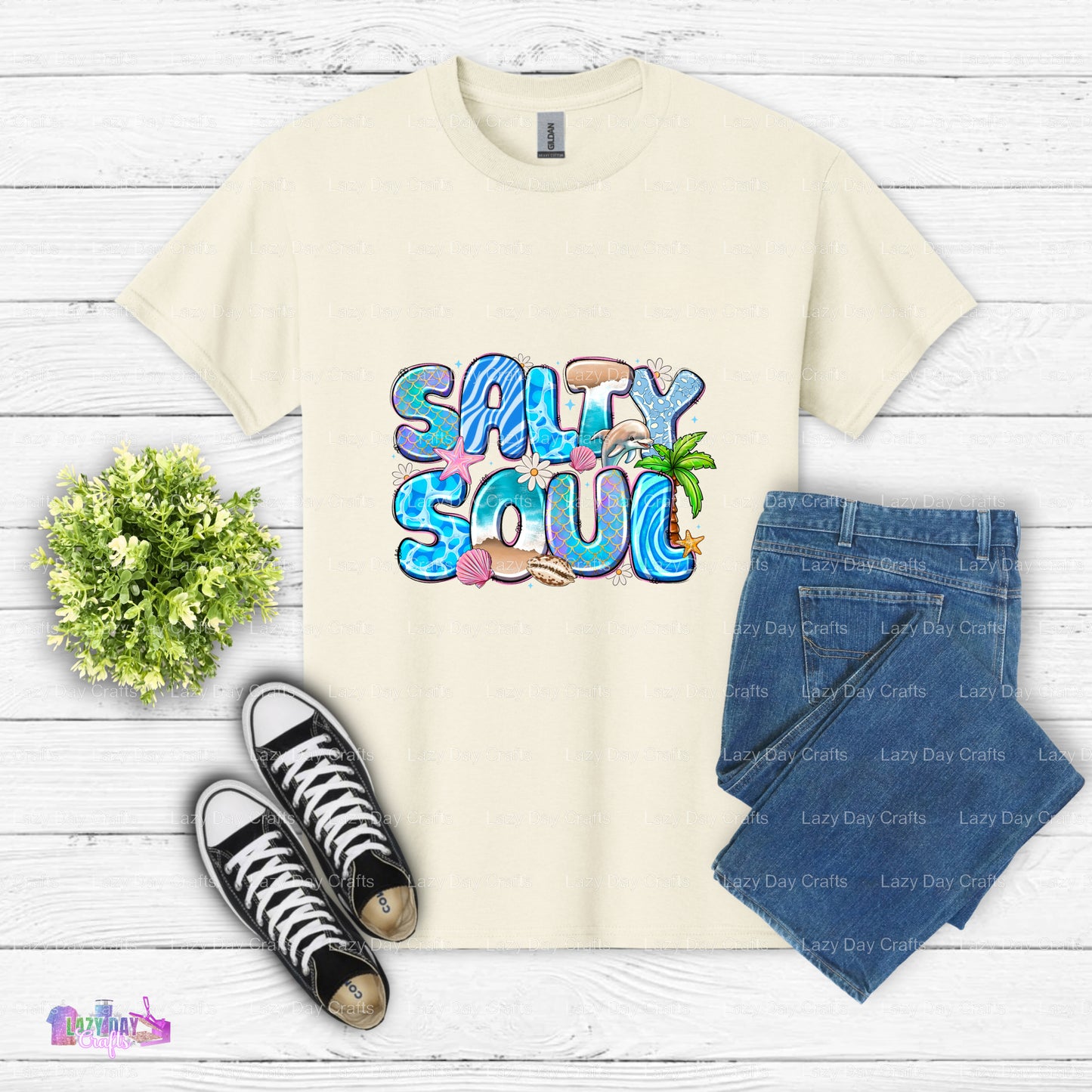 Salty Soul – Beach DTF Transfer