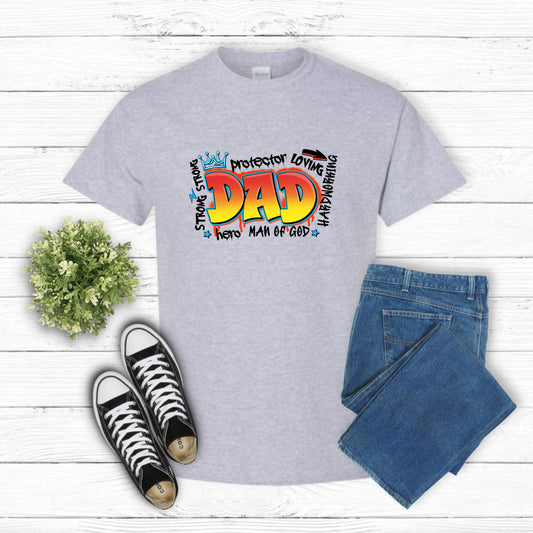 Crowned Dad – Father's Day DTF Transfer