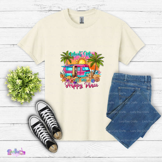 Meet Me At My Happy Place – Beach Life DTF Transfer