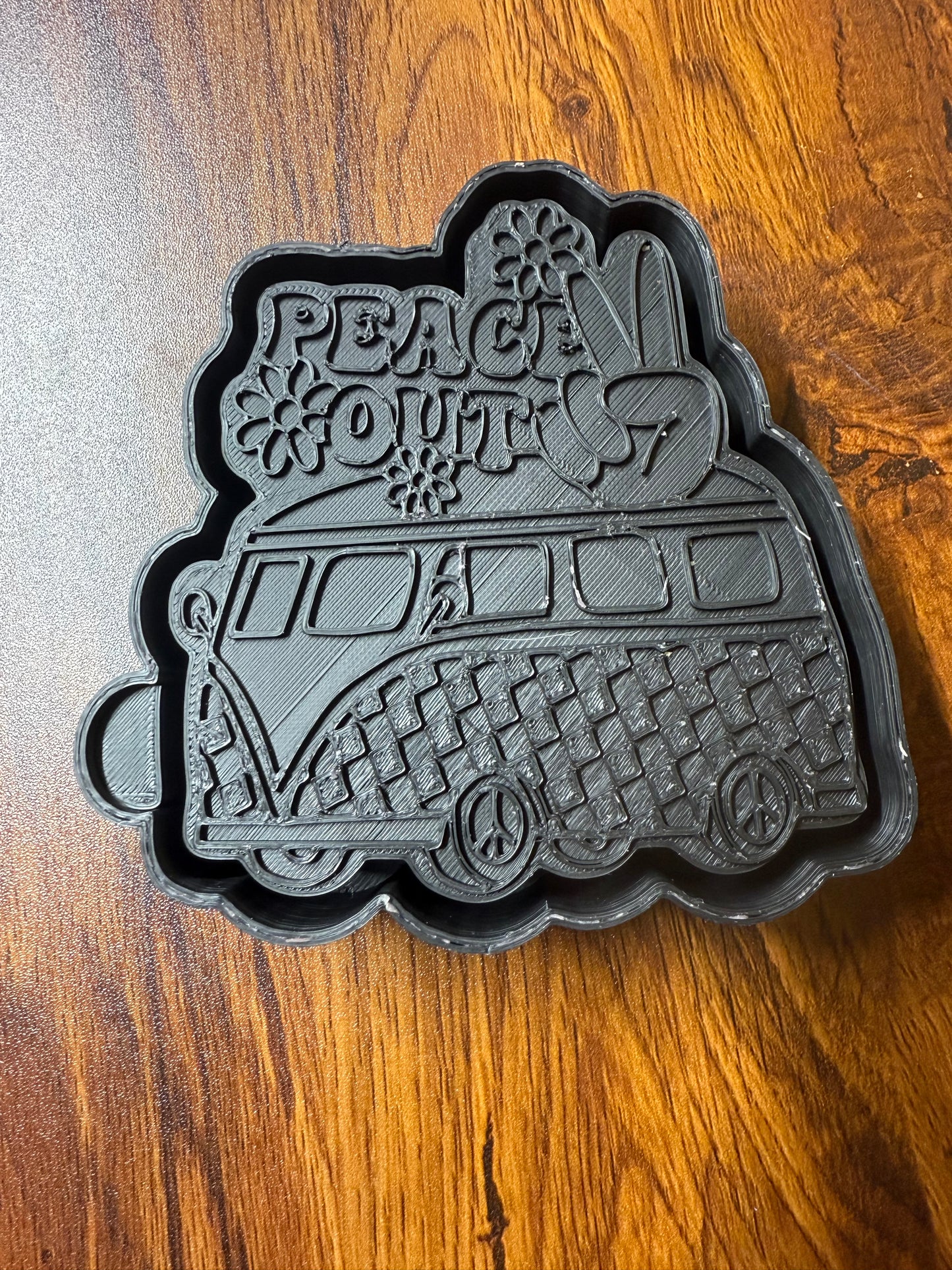 Peace Out Hippy Van Mold