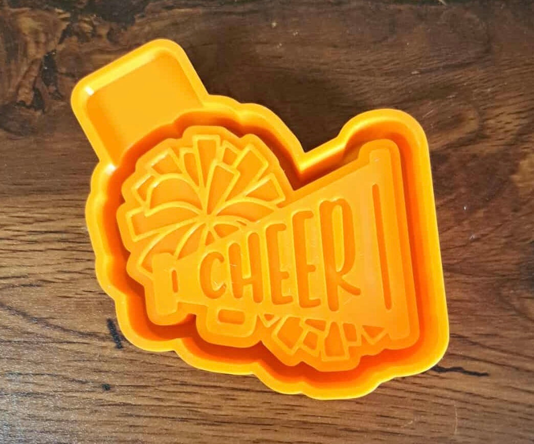 Cheer With Pom Pom Mold