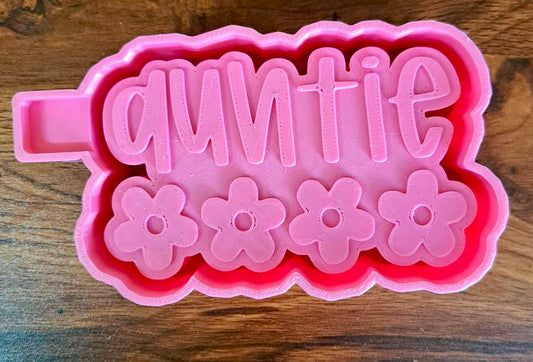 Auntie With Flowers Mold