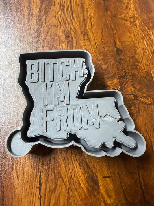 B’ I’m From Louisiana State Mold