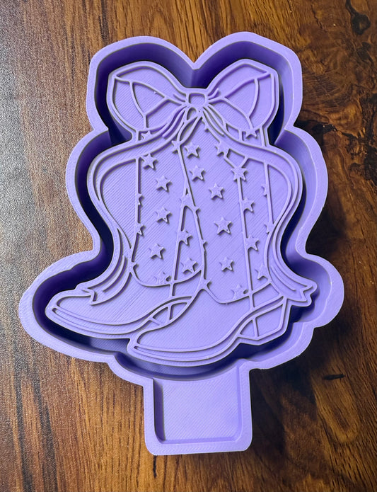 Boots Patriotic Star Mold