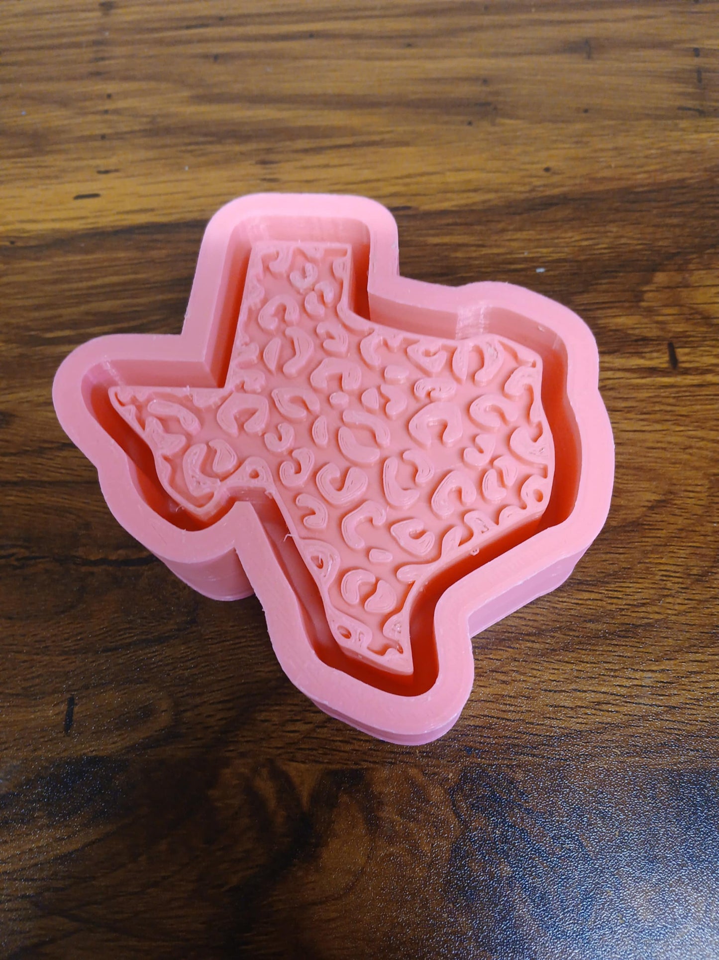 Texas State Leopard Print Mold