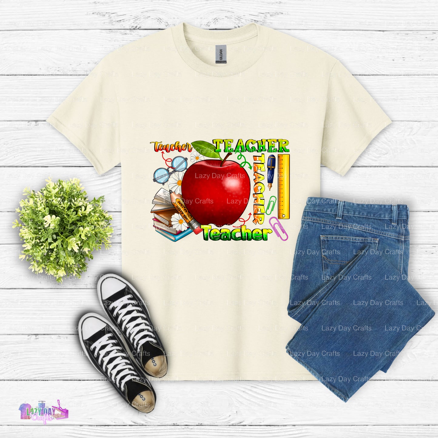 Teacher Typography – Teacher DTF Transfer