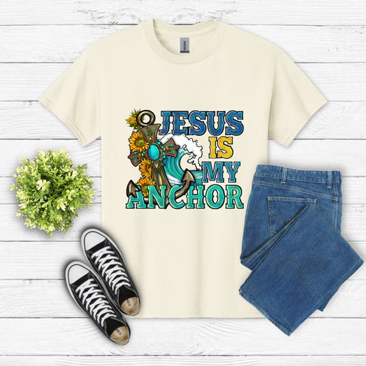 Jesus Is My Anchor – Christian DTF Transfer