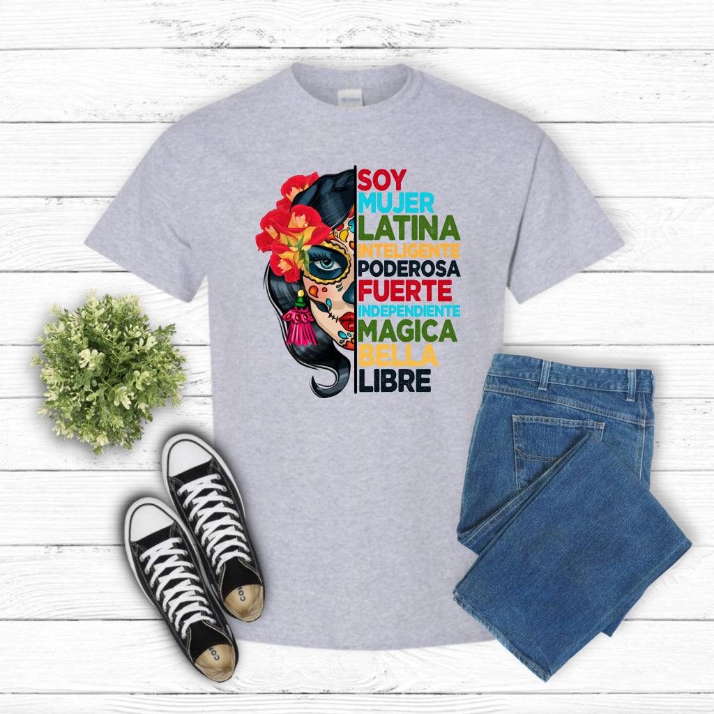 Sugar Skull Woman – Hispanic Heritage DTF Transfer