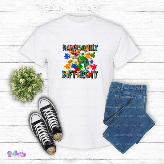 I AM RAWRSOMELY DIFFERENT – Autism DTF Transfer