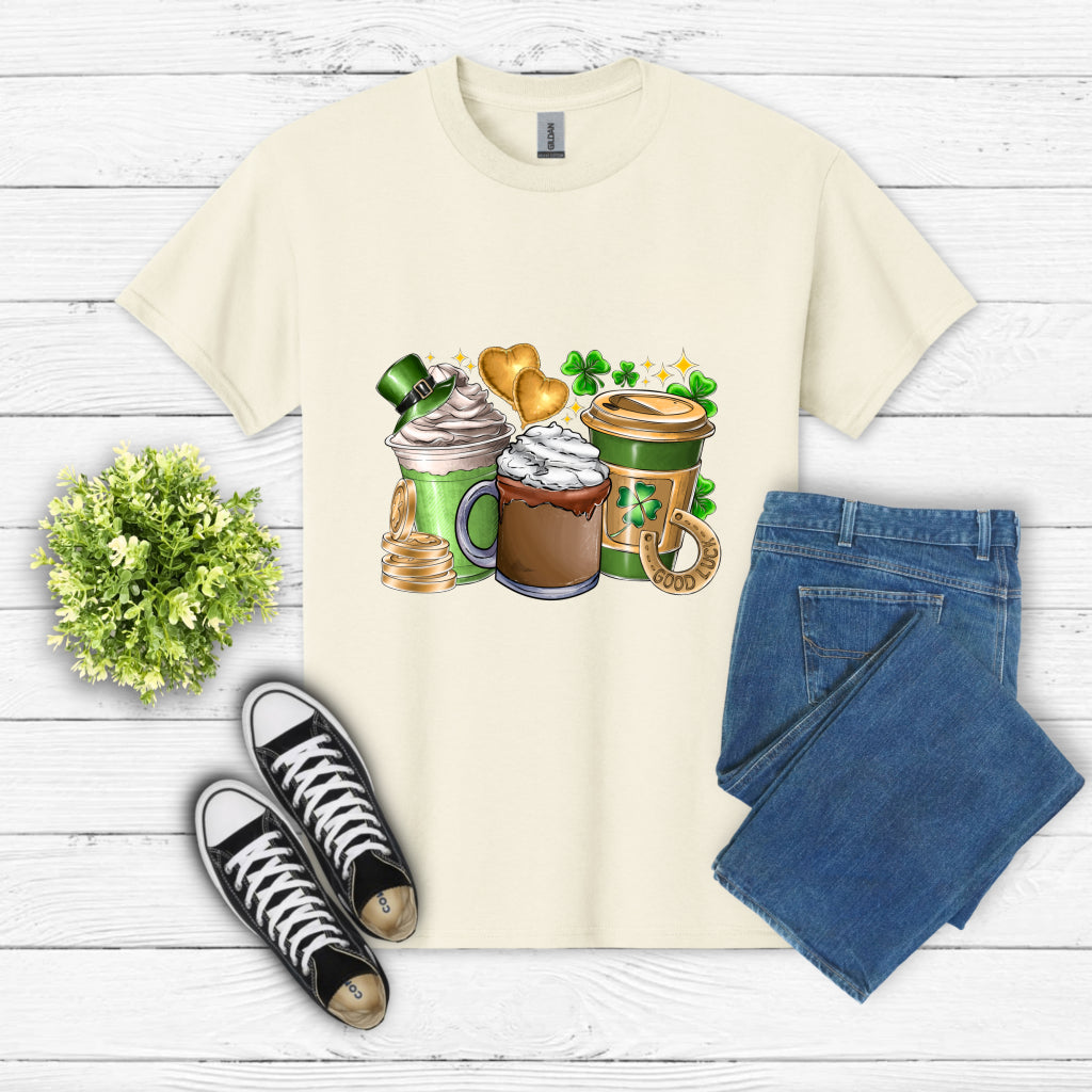 St. Patrick's Day Coffee – Apparel DTF Transfer